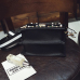  Fashion Embroidery Flower Decorative Black PU Crossbody Bag