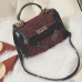  Fashion Zipper Design Red PU Clutches Bags