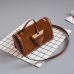  Trendy Zipper Design Brown PU Clutches Bags