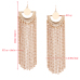  Fashion Tassel Design Gold Metal Earring