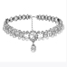 Fashion Rhinestone Decorative White Crystal Choker