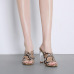 Sexy fashion new explosions snakeskin glass high heel sandals snakeskin Shoes #95010