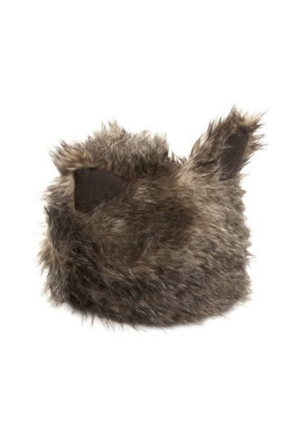  Lovely Animal Ear Design Brown Wool Hats