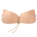 Charming Lace-up Design Complexion Nylon Bra