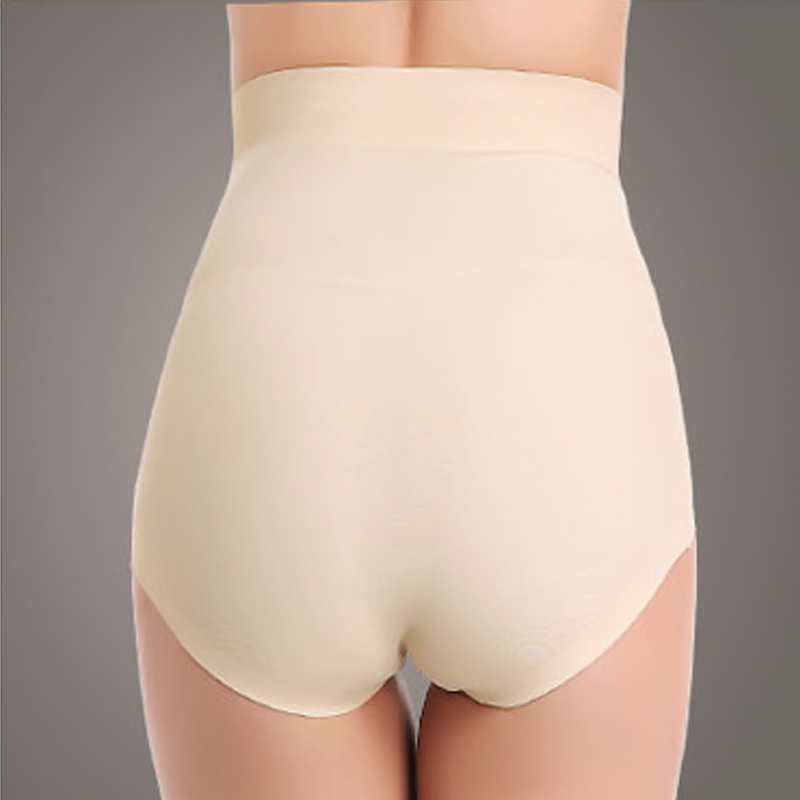 Euramerican High Waist Skin Color Nylon Panties