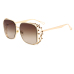  Euramerican Diamante Decorative Apricot PC Sunglasses