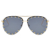  Euramerican Rivet Decorative Grey Plastic Sunglasses