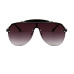  Fashion Integral Crossbeam Design Dark Grey PC Sunglasses