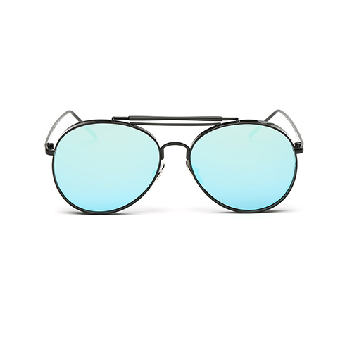 Euramerican Blue Metal Sunglasses