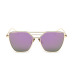 Euramerican Hollow-out Purple Metal Sunglasses