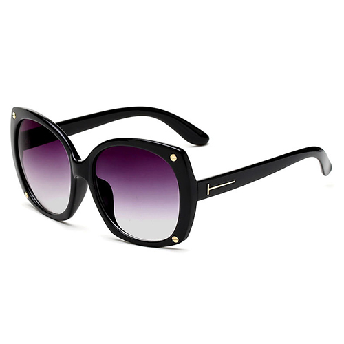 Fashion Black Metal Sunglasses