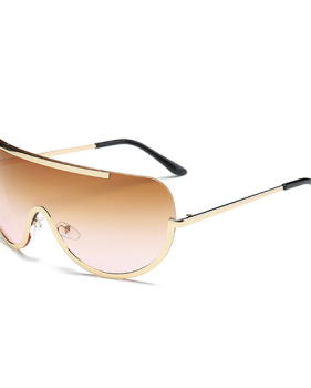 Fashion Tawny Metal Sunglasses