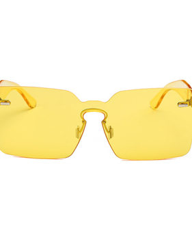 Fashion Yellow PC Sunglasses