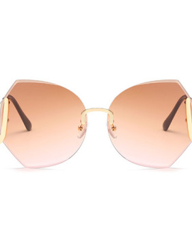 Stylish Tawney Metal Sunglasses