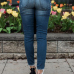  Euramerican Patchwork Blue Denim Pants