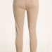  Trendy High Waist Broken Holes Apricot Denim Pants