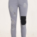  Trendy Mid Waist Broken Holes Grey Denim Pants