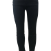  Trendy Mid Waist Torn Edges Black Denim Pants