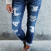  denim Solid Zipper Fly Mid Skinny Pants Jeans