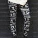  Euramerican Printed Black Polyester Leggings