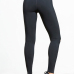  Leisure Elastic Waist Broken Holes Black Polyester Pants