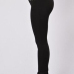 Euramerican Mid Waist Black Cotton Skinny Pants