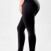 Fashion High Waist Lace-up Black Polyester Skinny Pants