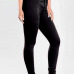 Fashion High Waist Lace-up Black Polyester Skinny Pants