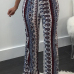 Stylish High Waist Printed Cotton Pants