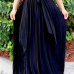  Trendy High Waist Black Polyester Pleated Skirts