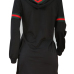  Polyester Casual V Neck Cap Sleeve Long Sleeve Straight Knee Length Dresses