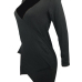  Polyester Sexy V Neck Cap Sleeve Long Sleeve Sheath Mini Dresses