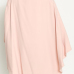  Trendy Round Neck Polyester Cloak Design Pink Polyester Sheath Mini Dress