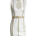 Charming Turtleneck Sleeveless Hollow-out White Healthy Fabric Sheath Mini Dress