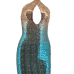 Euramerican  Sequined Decorative Sheath Knee Length Dress