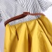 European station 2019 summer new women's temperament v-neck striped stitching a word skirt dress #94996