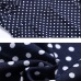 Original design women's 2019 spring new women's fashion lapel short-sleeved polka dot dress #94990