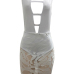 Sexy Deep V Neck See-Through White Polyester Sheath Knee Length Dress(With Lining)