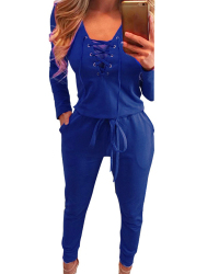  Cotton Blends Solid Regular Jumpsuits