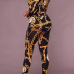  Polyester Print Regular Jumpsuits