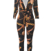  Polyester Print Regular Jumpsuits