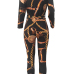  Polyester Print Regular Jumpsuits