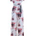  Qmilch Print Straight Jumpsuits