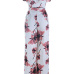  Qmilch Print Straight Jumpsuits