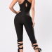  Qmilch Solid Skinny Jumpsuits