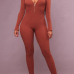  Spandex Solid Regular Jumpsuits