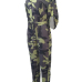  Stylish Round Neck Camouflage Printed Polyester One-piece Jumpsuits