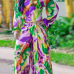 Polyester Print Loose Jumpsuits