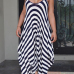 Qmilch Striped Loose Jumpsuits