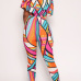 Stylish Digital Printing Qmilch One-piece Skinny Jumpsuits